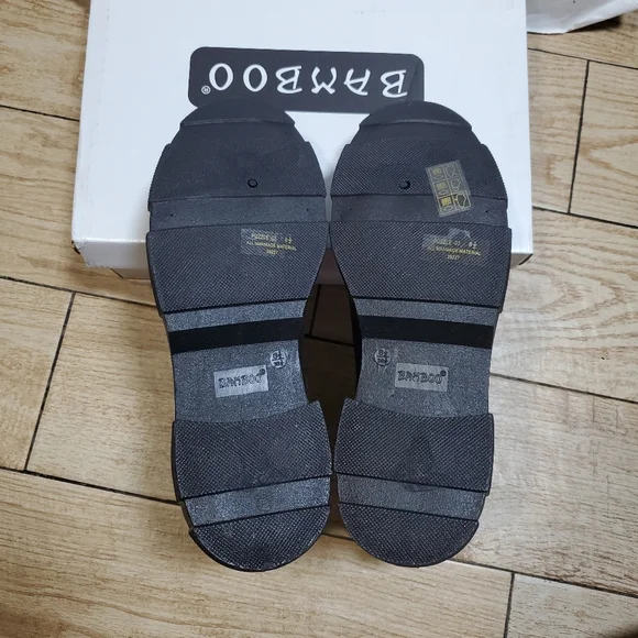 BAMBOO Black High-Top Sneakers NWT - Picture 8 of 8